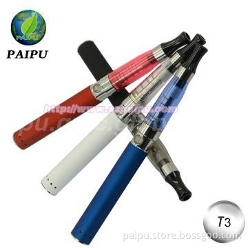 wholesale ego vapor T3 with LED electronic cigarette most popular